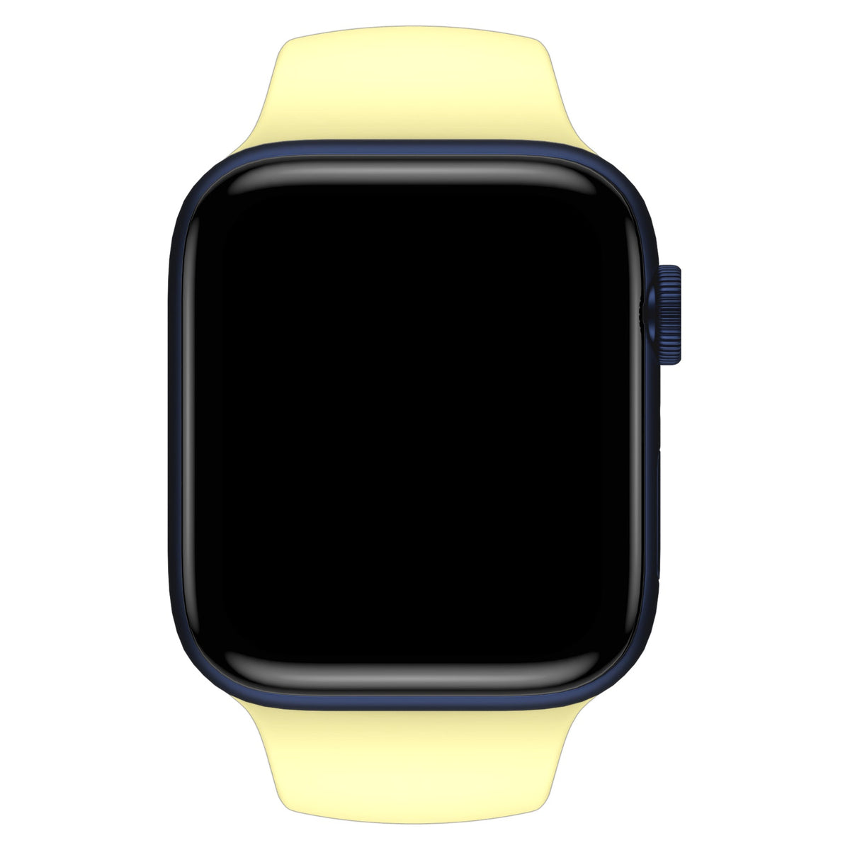 Apple Watch Uyumlu Silikon Spor Kordon Kozmik Sarı  bikordon