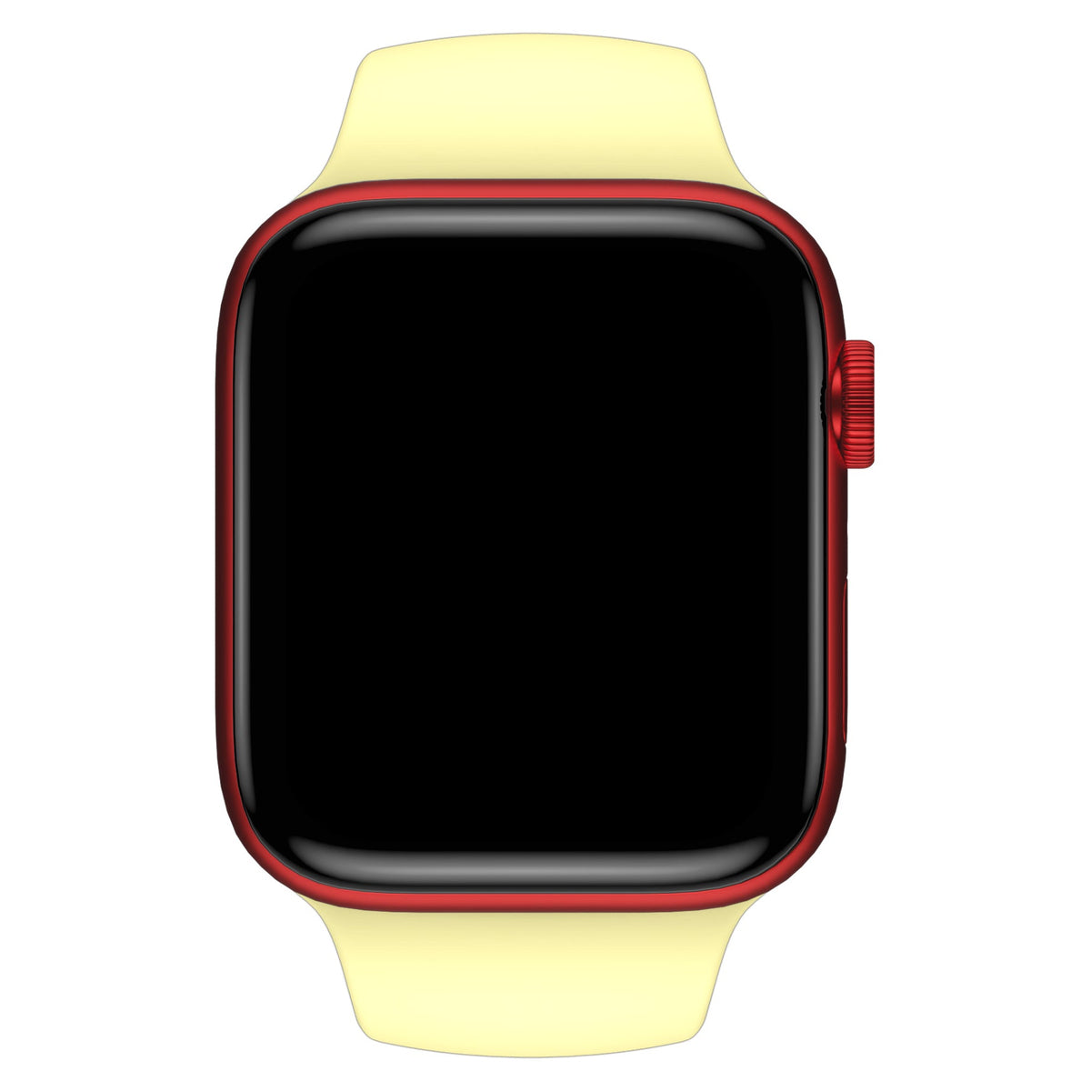 Apple Watch Uyumlu Silikon Spor Kordon Kozmik Sarı  bikordon