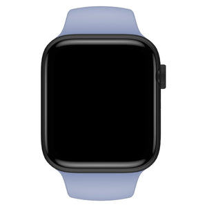 Apple Watch Uyumlu Silikon Spor Kordon Kristal Mavi  bikordon