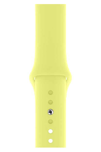 Apple Watch Uyumlu Silikon Spor Kordon Kozmik Lime  bikordon
