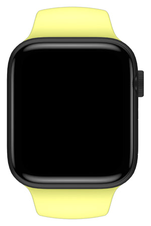 Apple Watch Uyumlu Silikon Spor Kordon Kozmik Lime  bikordon