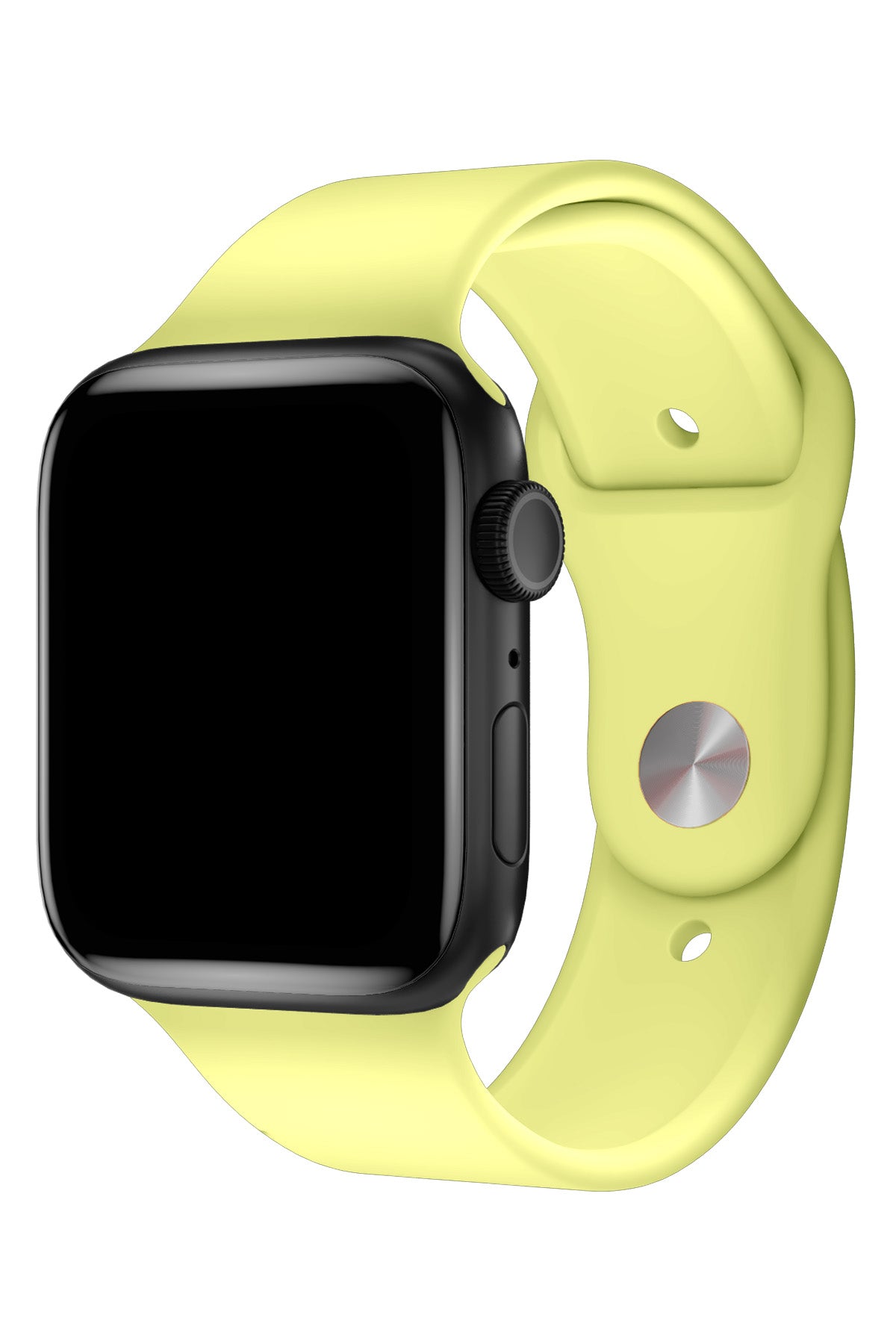 Apple Watch Uyumlu Silikon Spor Kordon Kozmik Lime  bikordon