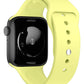 Apple Watch Uyumlu Silikon Spor Kordon Kozmik Lime  bikordon