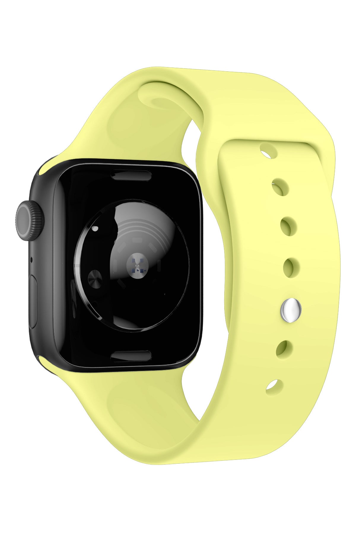 Apple Watch Uyumlu Silikon Spor Kordon Kozmik Lime  bikordon