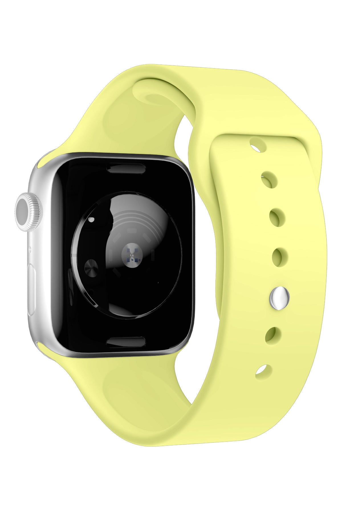 Apple Watch Uyumlu Silikon Spor Kordon Kozmik Lime  bikordon