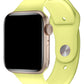 Apple Watch Uyumlu Silikon Spor Kordon Kozmik Lime  bikordon