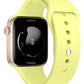Apple Watch Uyumlu Silikon Spor Kordon Kozmik Lime  bikordon