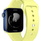 Apple Watch Uyumlu Silikon Spor Kordon Kozmik Lime  bikordon