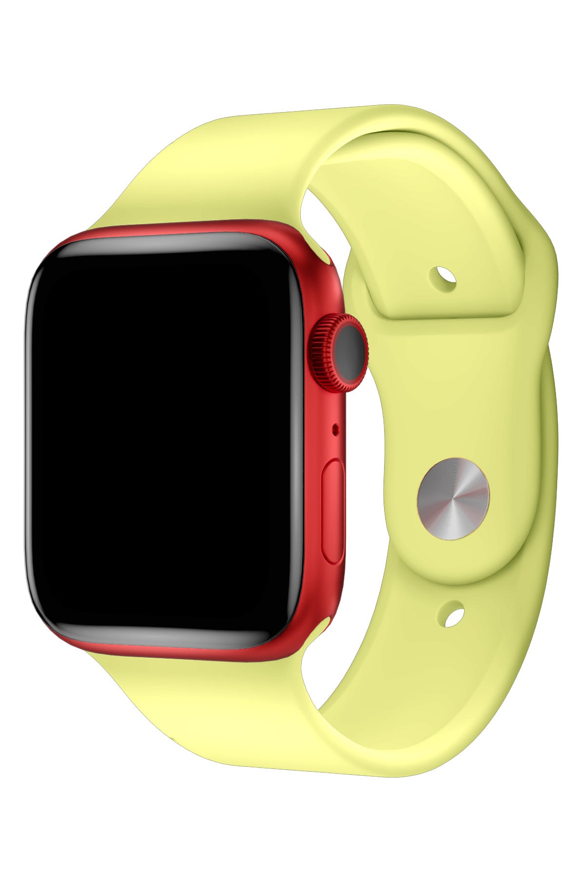 Apple Watch Uyumlu Silikon Spor Kordon Kozmik Lime  bikordon