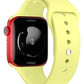 Apple Watch Uyumlu Silikon Spor Kordon Kozmik Lime  bikordon