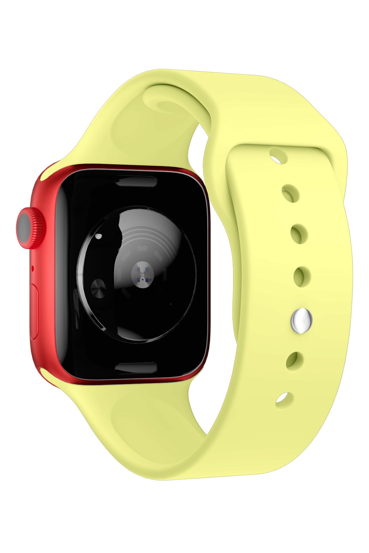 Apple Watch Uyumlu Silikon Spor Kordon Kozmik Lime  bikordon