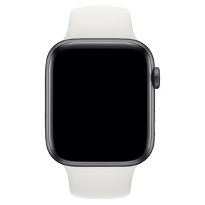 Apple Watch Uyumlu Silikon Spor Kordon Beyaz  bikordon