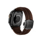 Apple Watch / Ultra Uyumlu AquaLink Kordon Mocha Siyah Toka bikordon