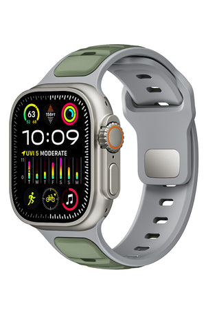 Apple Watch Ultra Uyumlu Dualflex Kordon Alpinefog bikordon