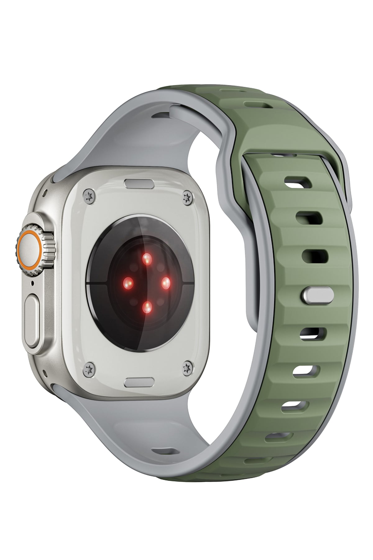 Apple Watch Ultra Uyumlu Dualflex Kordon Alpinefog bikordon