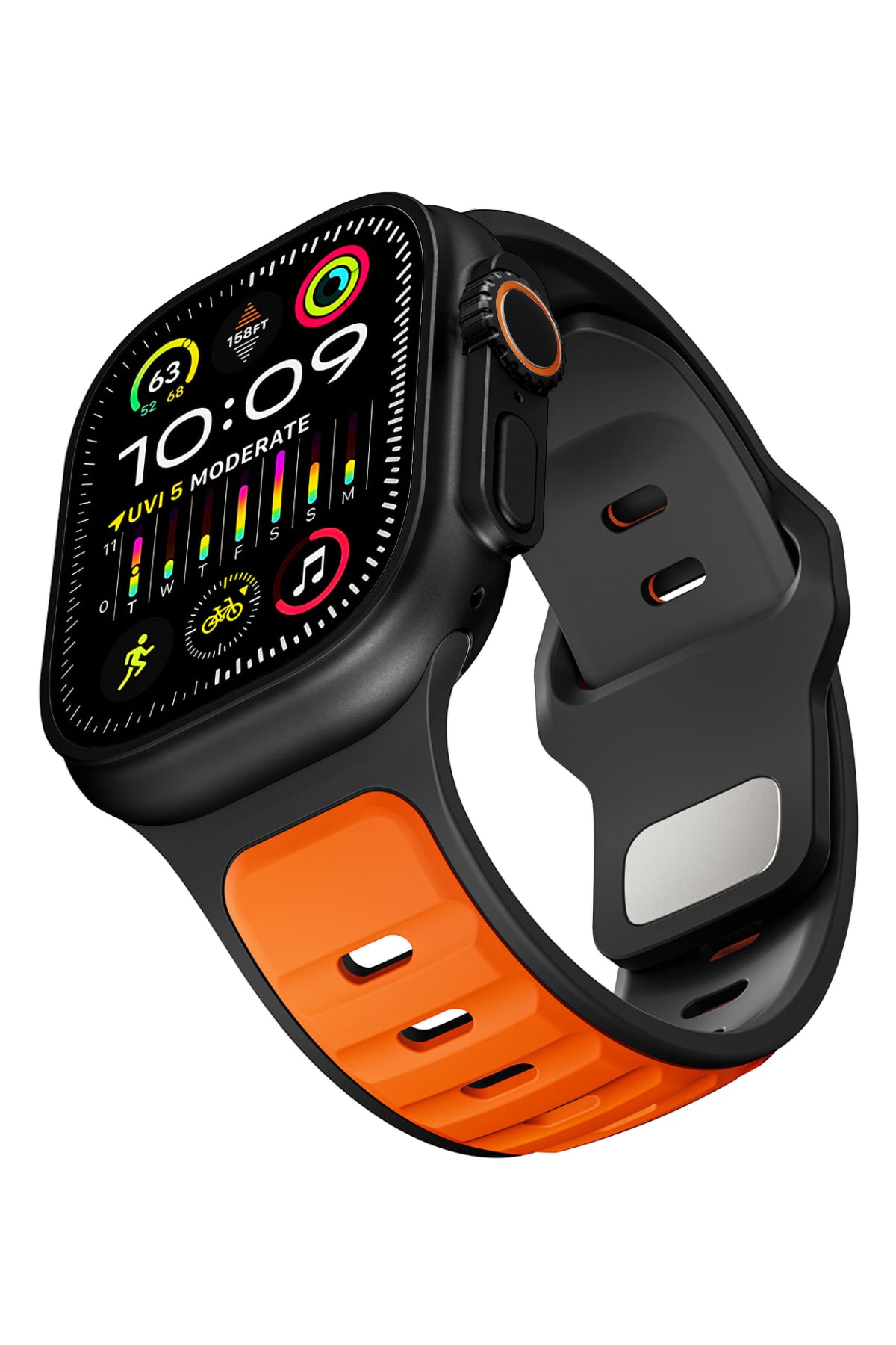 Apple Watch Ultra Uyumlu Dualflex Kordon Blazecore bikordon