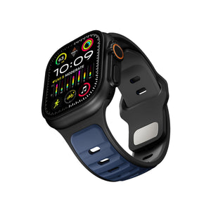 Apple Watch Ultra Uyumlu Dualflex Kordon Darkmarine bikordon