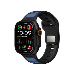 Apple Watch Ultra Uyumlu Dualflex Kordon Darkmarine bikordon