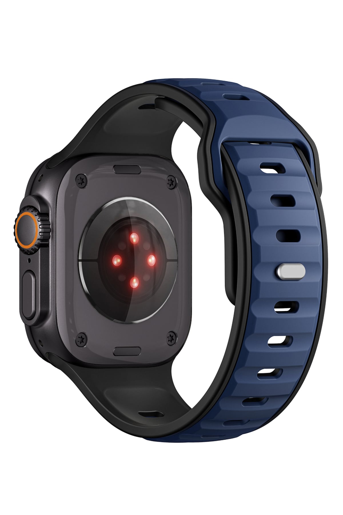 Apple Watch Ultra Uyumlu Dualflex Kordon Darkmarine bikordon