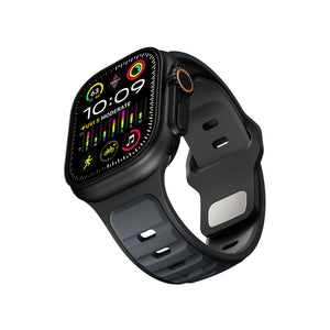 Apple Watch Ultra Uyumlu Dualflex Kordon Slatecore bikordon