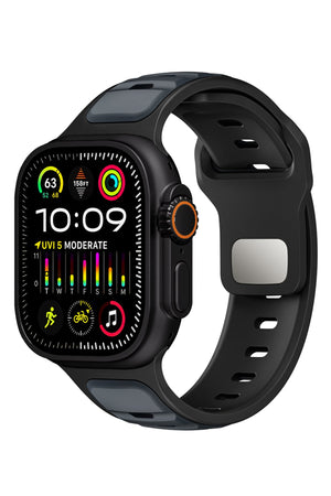 Apple Watch Ultra Uyumlu Dualflex Kordon Slatecore bikordon