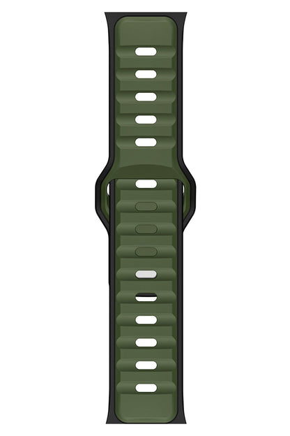 Apple Watch Ultra Uyumlu Dualflex Kordon Tactigreen bikordon