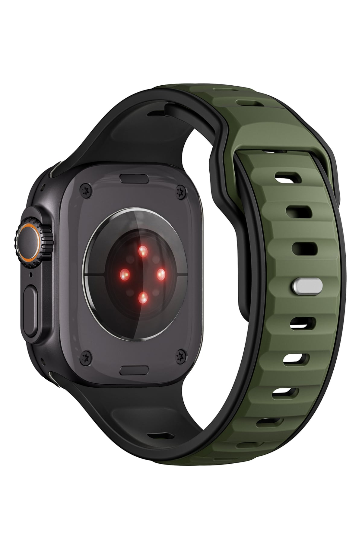 Apple Watch Ultra Uyumlu Dualflex Kordon Tactigreen bikordon