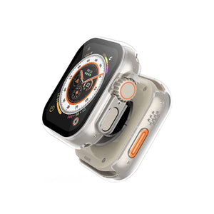 Apple Watch Ultra Uyumlu Ekran Koruyucu Kasa Şeffaf  bikordon