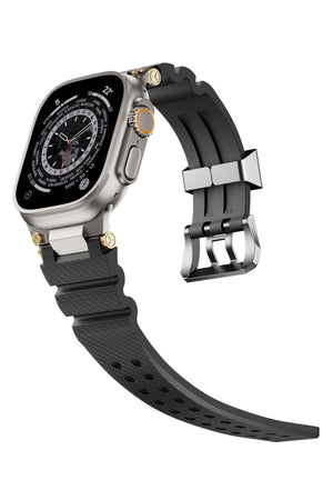 Apple Watch Ultra Uyumlu Gripline Kordon Blackout bikordon