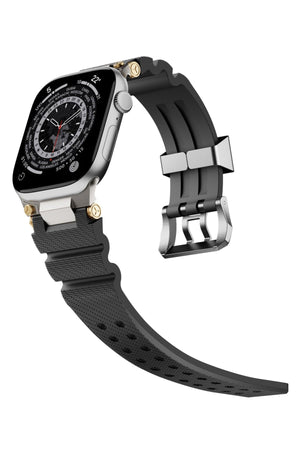 Apple Watch Ultra Uyumlu Gripline Kordon Blackout bikordon