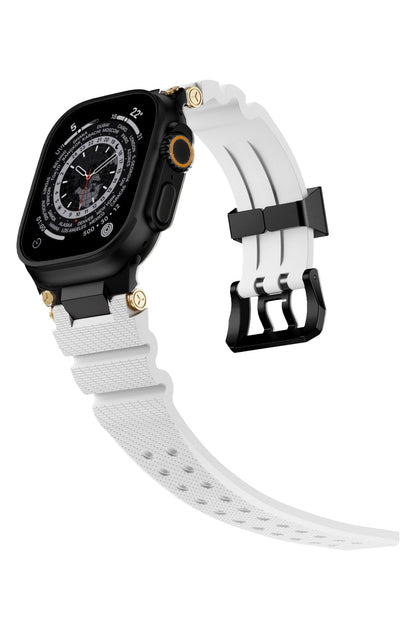 Apple Watch Ultra Uyumlu Gripline Kordon Nimbus Siyah Toka bikordon