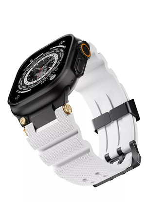 Apple Watch Ultra Uyumlu Gripline Kordon Nimbus Siyah Toka bikordon