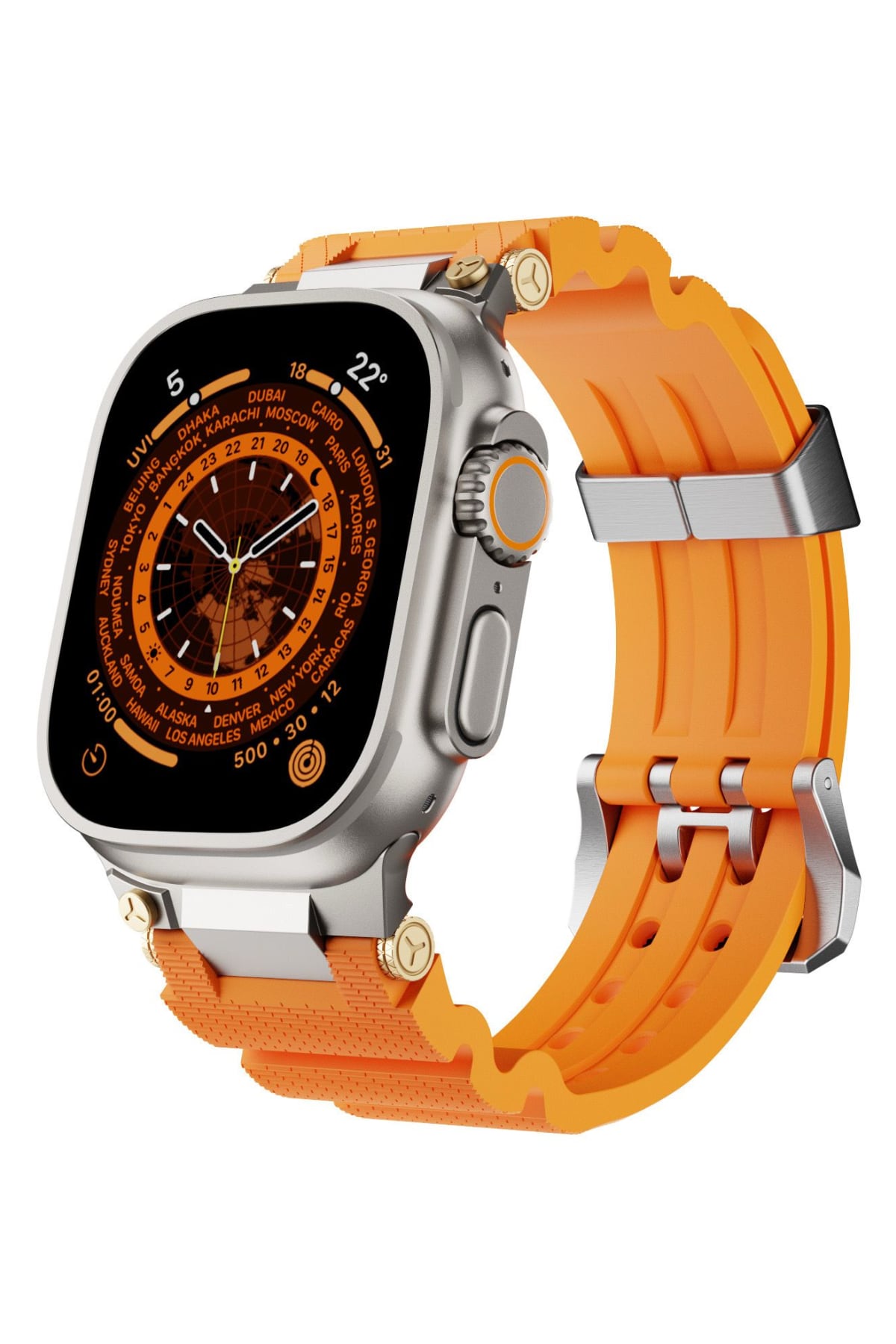 Apple Watch Ultra Uyumlu Gripline Kordon Torchlight bikordon