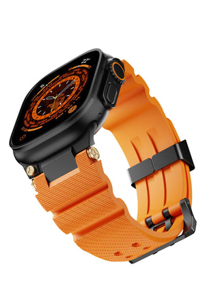 Apple Watch Ultra Uyumlu Gripline Kordon Torchlight Siyah Tokalı bikordon