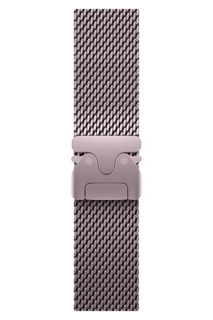 Apple Watch Ultra Uyumlu Kalın Örgü Milano Loop Lilac  bikordon