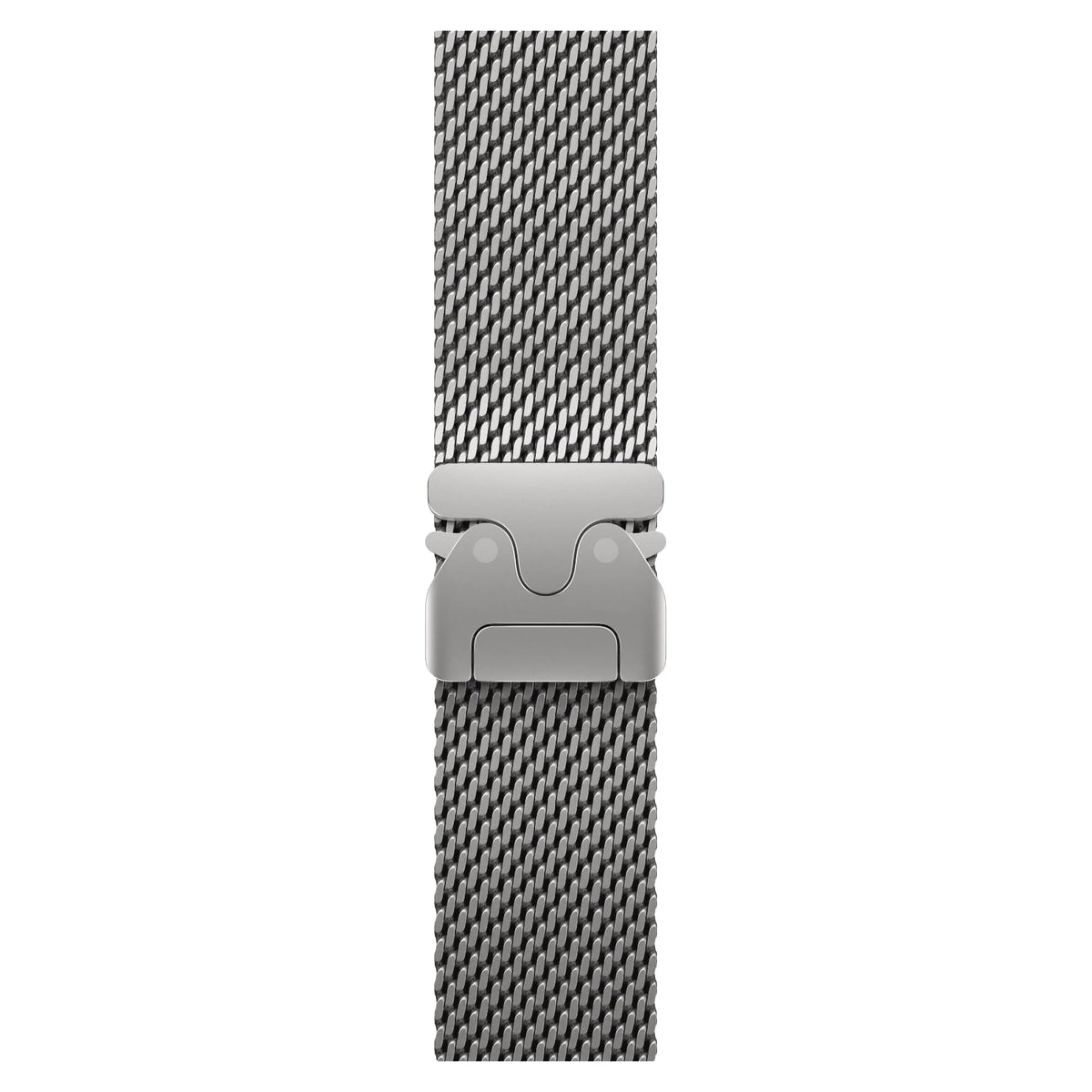 Apple Watch Ultra Uyumlu Kalın Örgü Milano Loop Gümüş Gri  bikordon