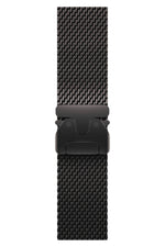 Apple Watch Ultra Uyumlu Kalın Örgü Milano Loop Siyah  bikordon