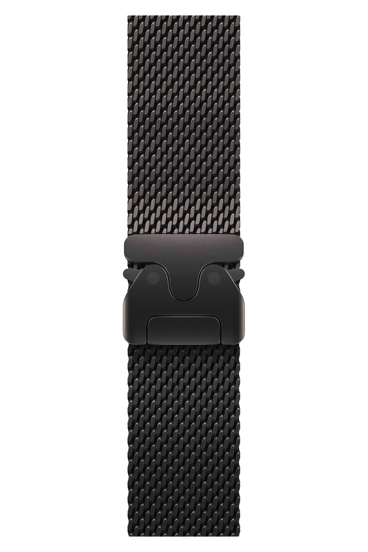 Apple Watch Ultra Uyumlu Kalın Örgü Milano Loop Siyah  bikordon