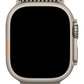 Apple Watch Ultra Uyumlu Titanyum Milano Loop Natürel bikordon