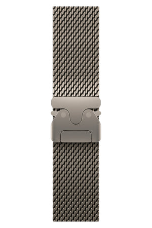Apple Watch Ultra Uyumlu Titanyum Milano Loop Natürel bikordon