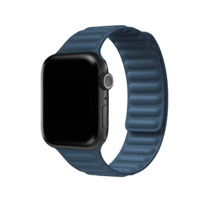 Apple Watch Uyumlu Baklalı Deri Loop Kordon Limpid  bikordon