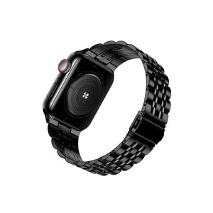 Apple Watch Uyumlu Beads Loop Çelik Kordon Onyx  bikordon