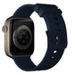 Apple Watch Compatible Bias Silicone Loop Band Navy 