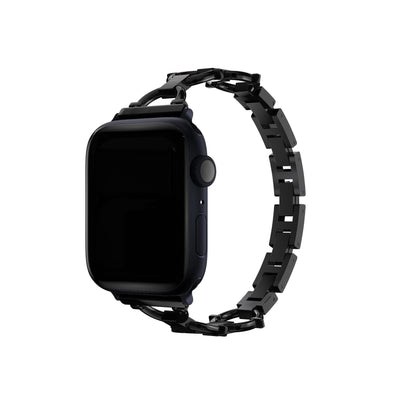 Apple Watch Uyumlu Chain Loop Kordon Frost Black  bikordon