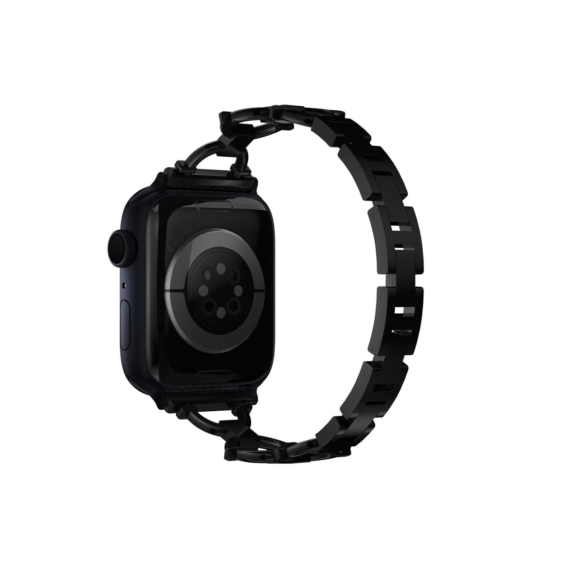 Apple Watch Uyumlu Chain Loop Kordon Frost Black  bikordon