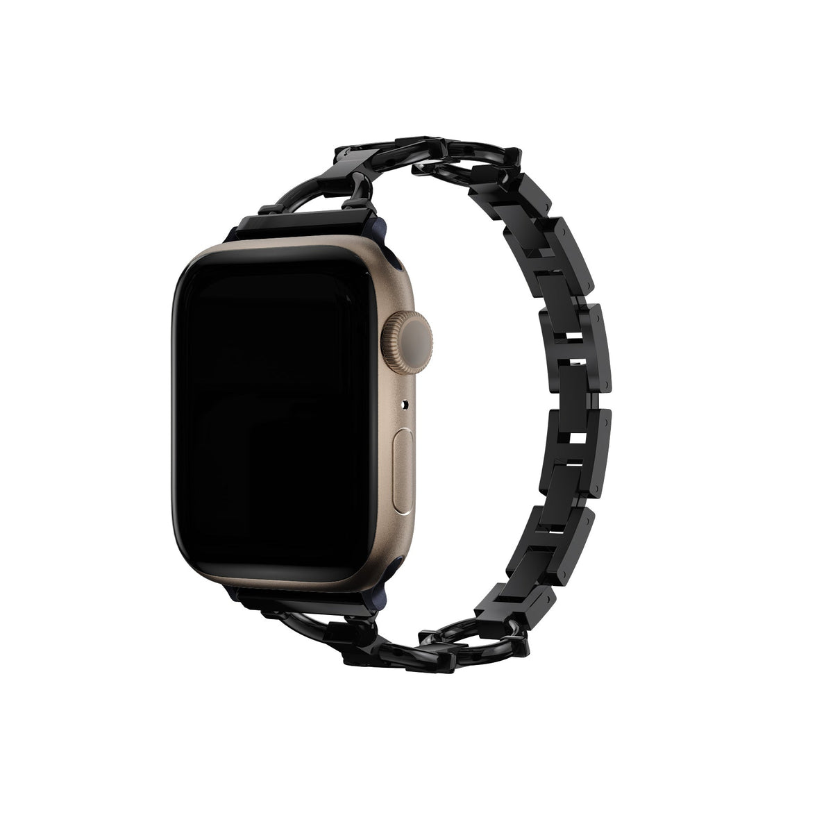 Apple Watch Uyumlu Chain Loop Kordon Frost Black  bikordon