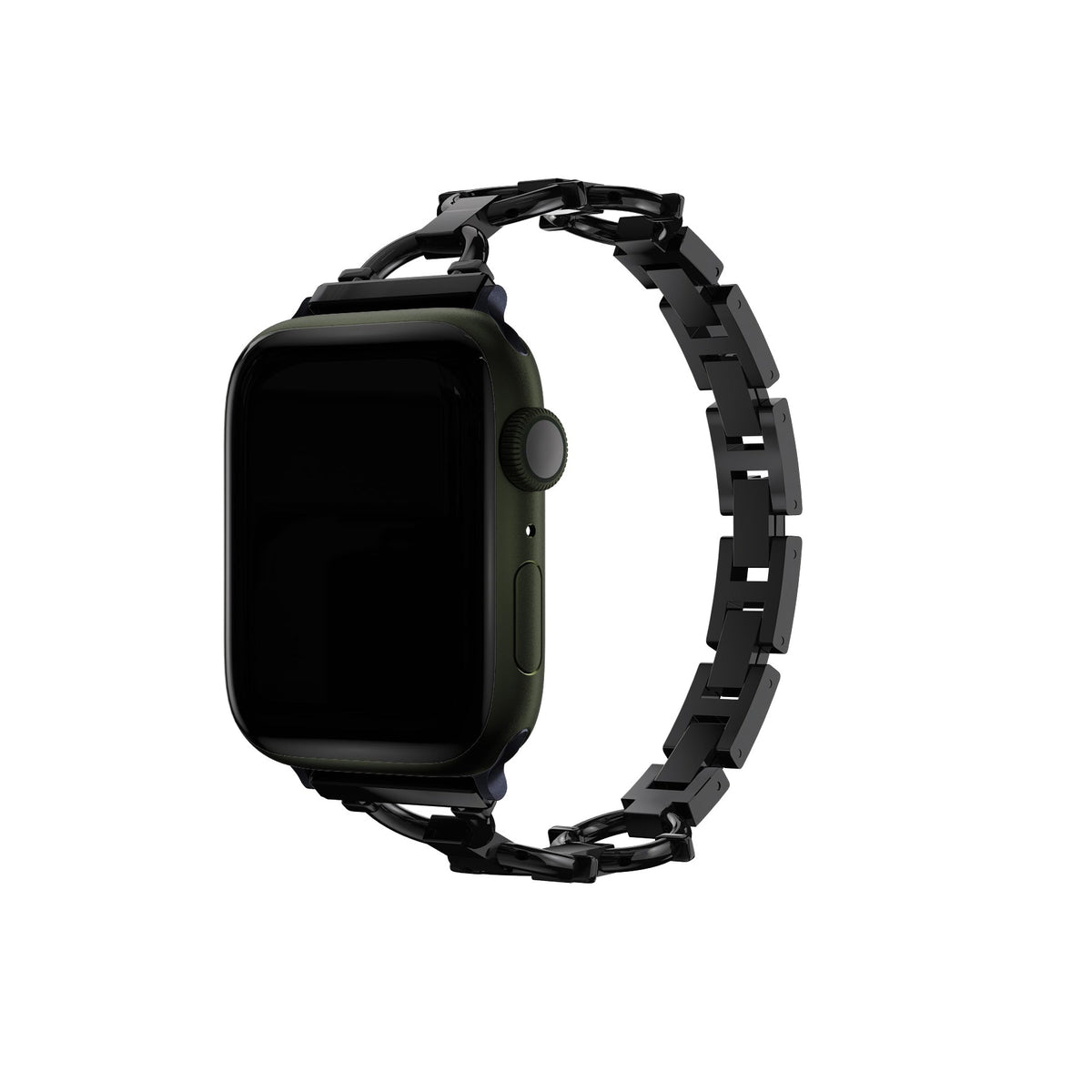 Apple Watch Uyumlu Chain Loop Kordon Frost Black  bikordon
