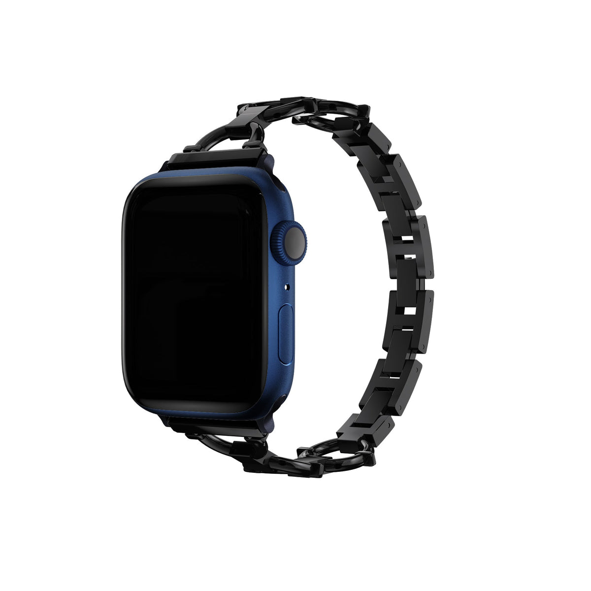 Apple Watch Uyumlu Chain Loop Kordon Frost Black  bikordon