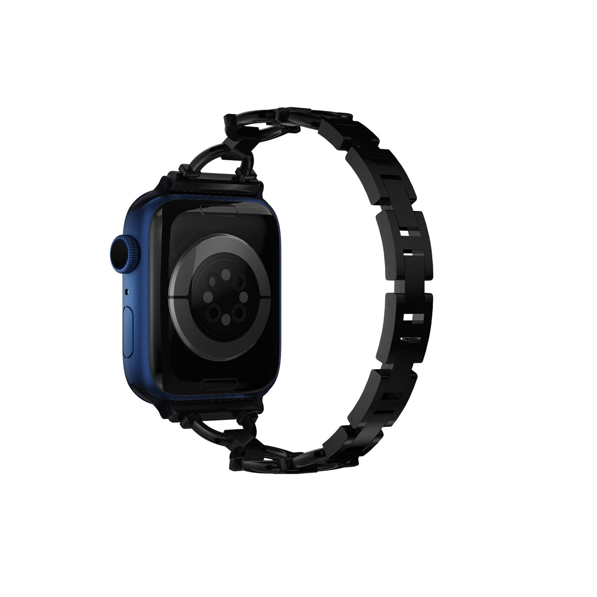 Apple Watch Uyumlu Chain Loop Kordon Frost Black  bikordon