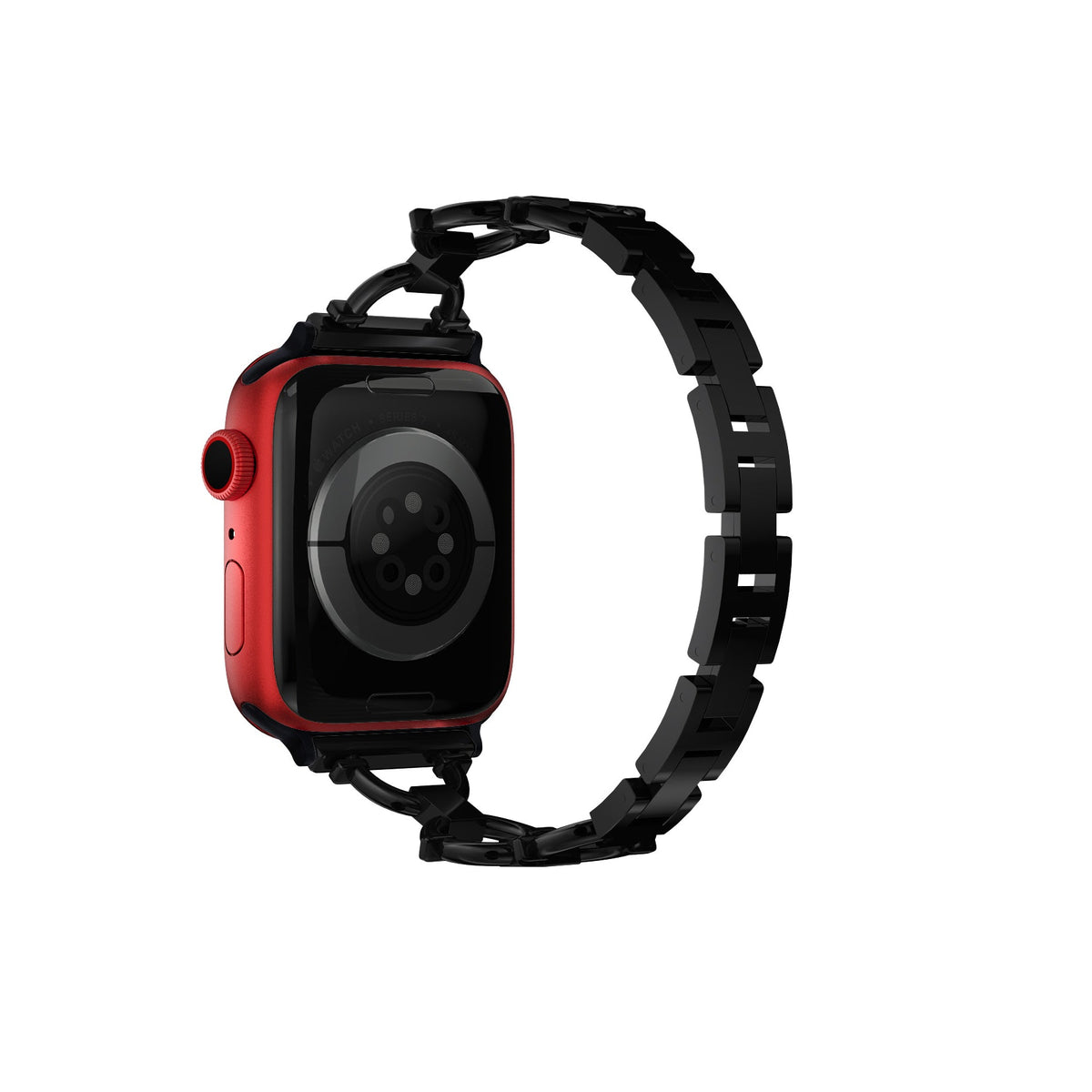 Apple Watch Uyumlu Chain Loop Kordon Frost Black  bikordon